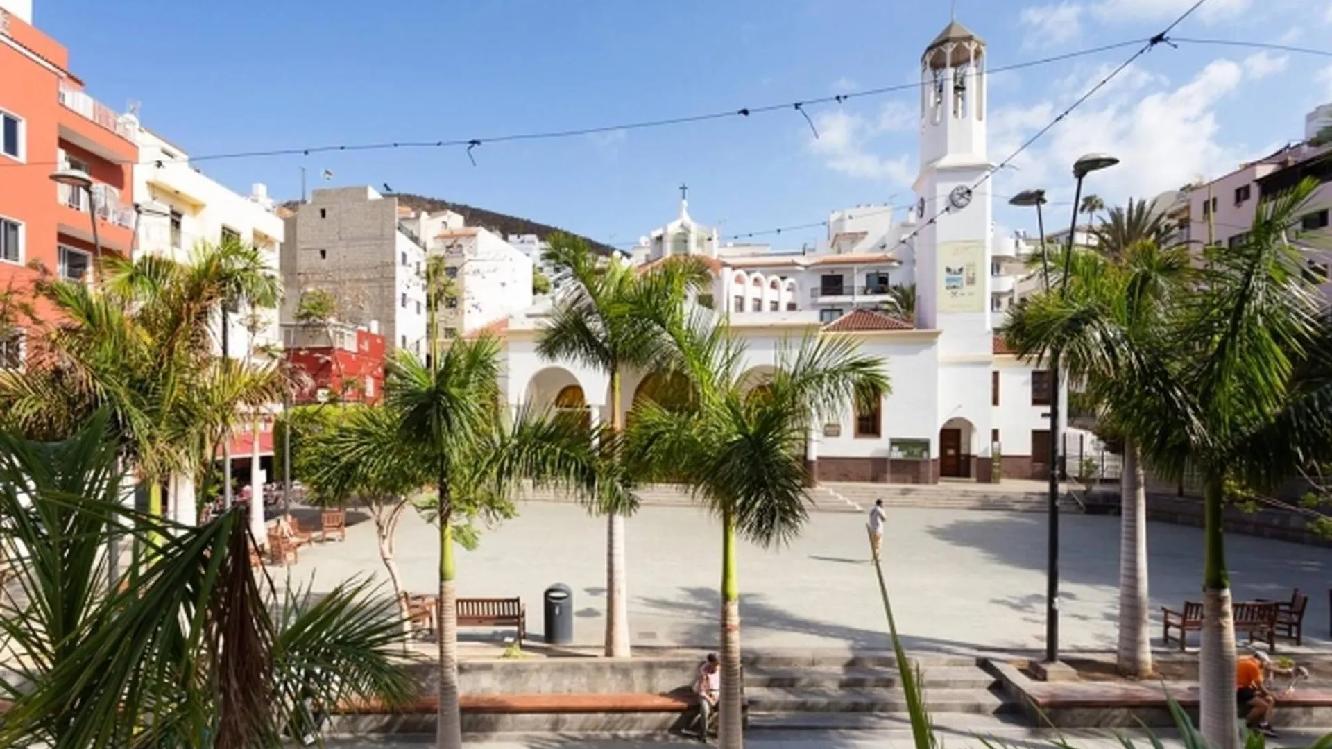 Live Los Cristianos Square Espagne